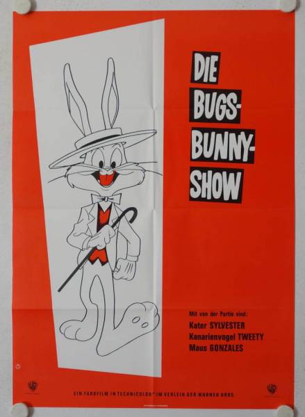 Die Bugs Bunny Show originales deutsches Filmplakat (R70s)